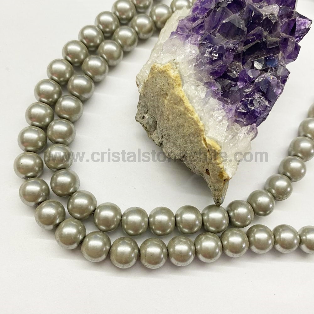 PERLA BRILLANTES | 10MM | GRIS 1 (6-20Z)