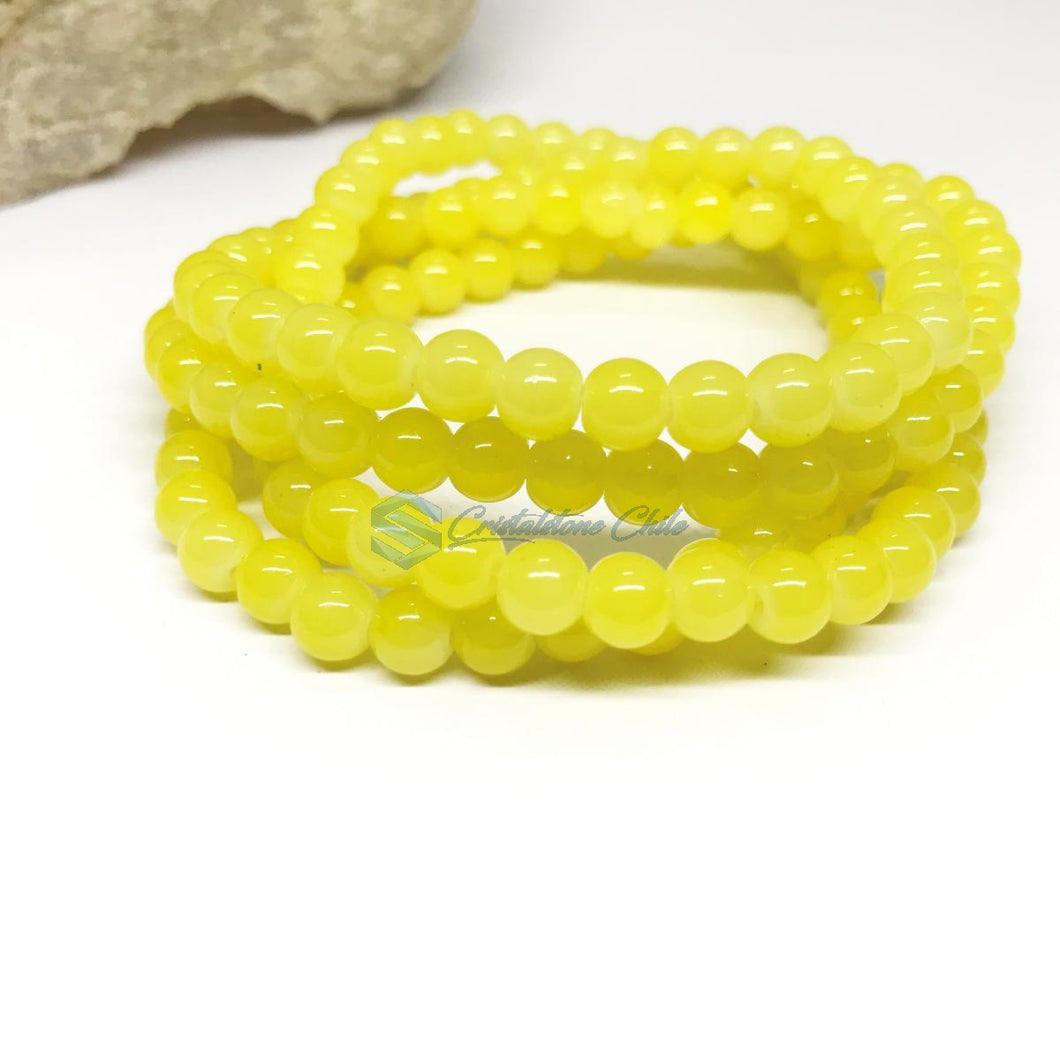 PERLA DE VIDRIO | 10MM | AMARILLO CLARO (19-34Z)