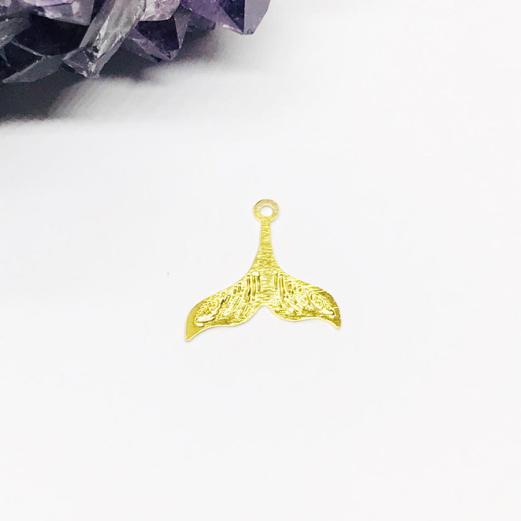 COLA DE BALLENA | BAÑO DE ORO 24K | 15MM (C2-16)
