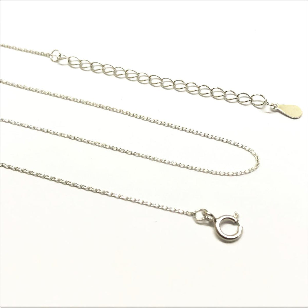 CADENA ESLABÓN 1MM PLATA 925 | 39CM (B)
