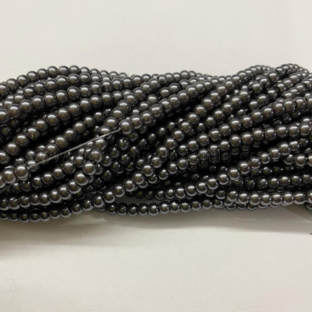 PERLA BRILLANTE | 4MM | GRIS OSCURO (6-25Z)
