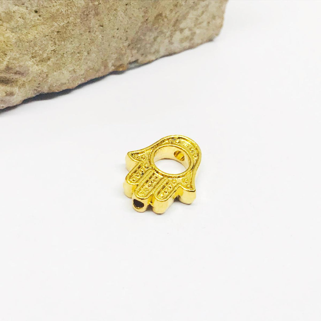 SEPARADOR MANO DE FATIMA | BAÑO DE ORO 24K | 14MM (C3-21)