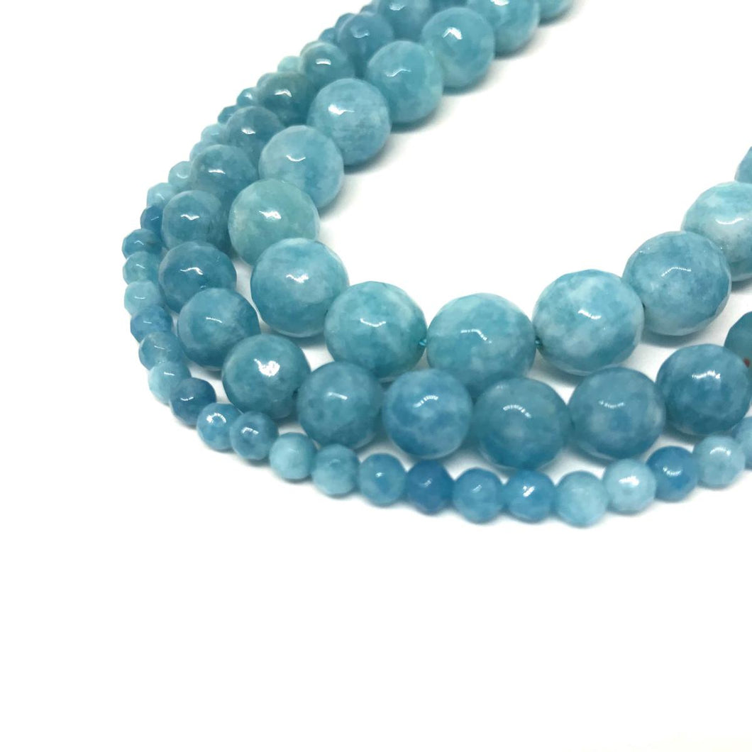 JADE AZUL | FACETADO | 10MM