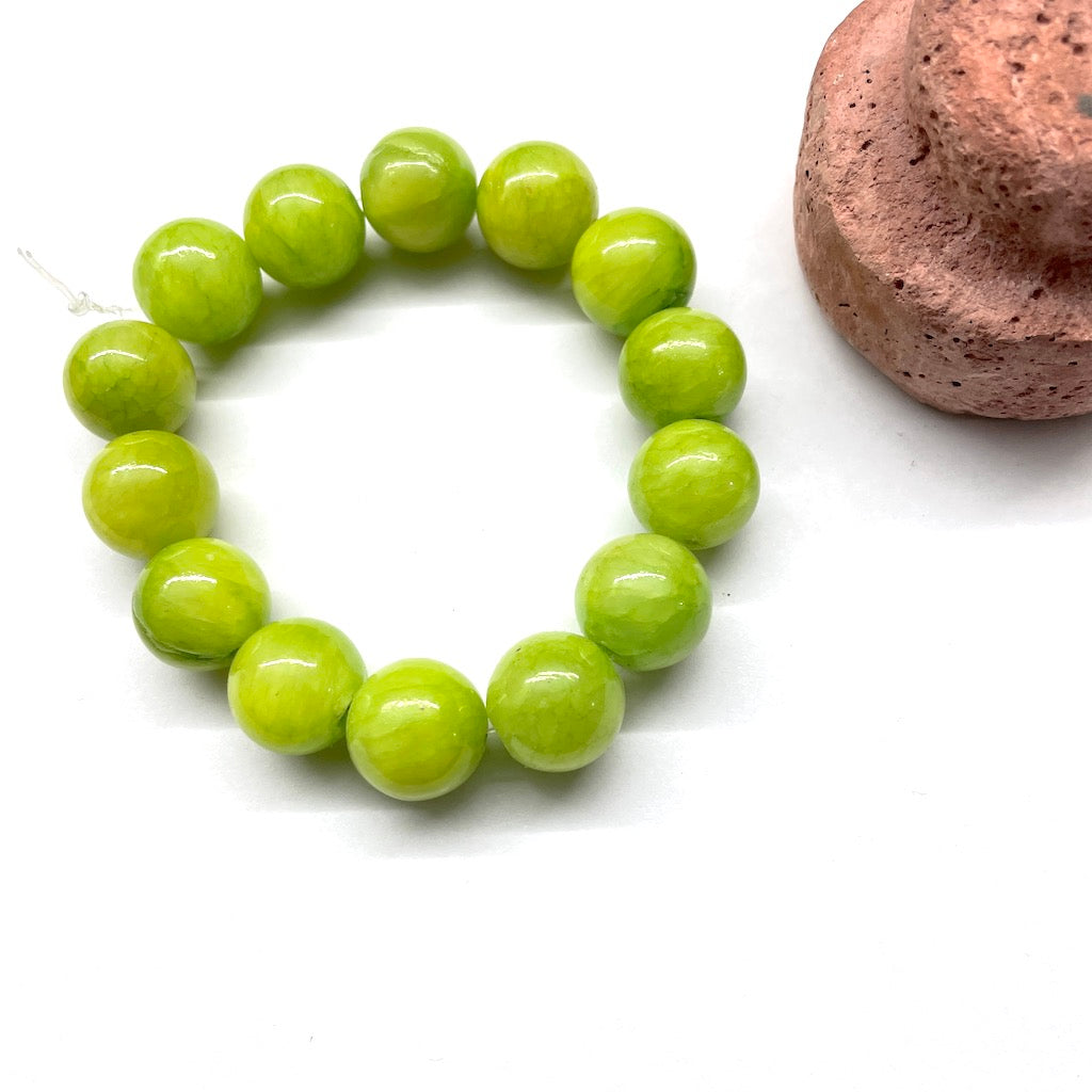 ONIX ESMALTADO | 16MM | VERDE LIMON