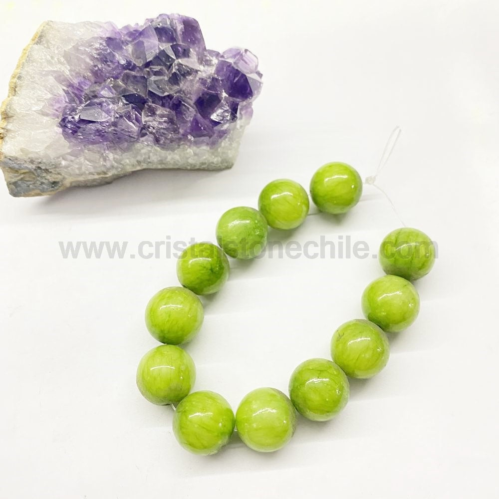 ONIX ESMALTADO | 16MM | VERDE MANZANA