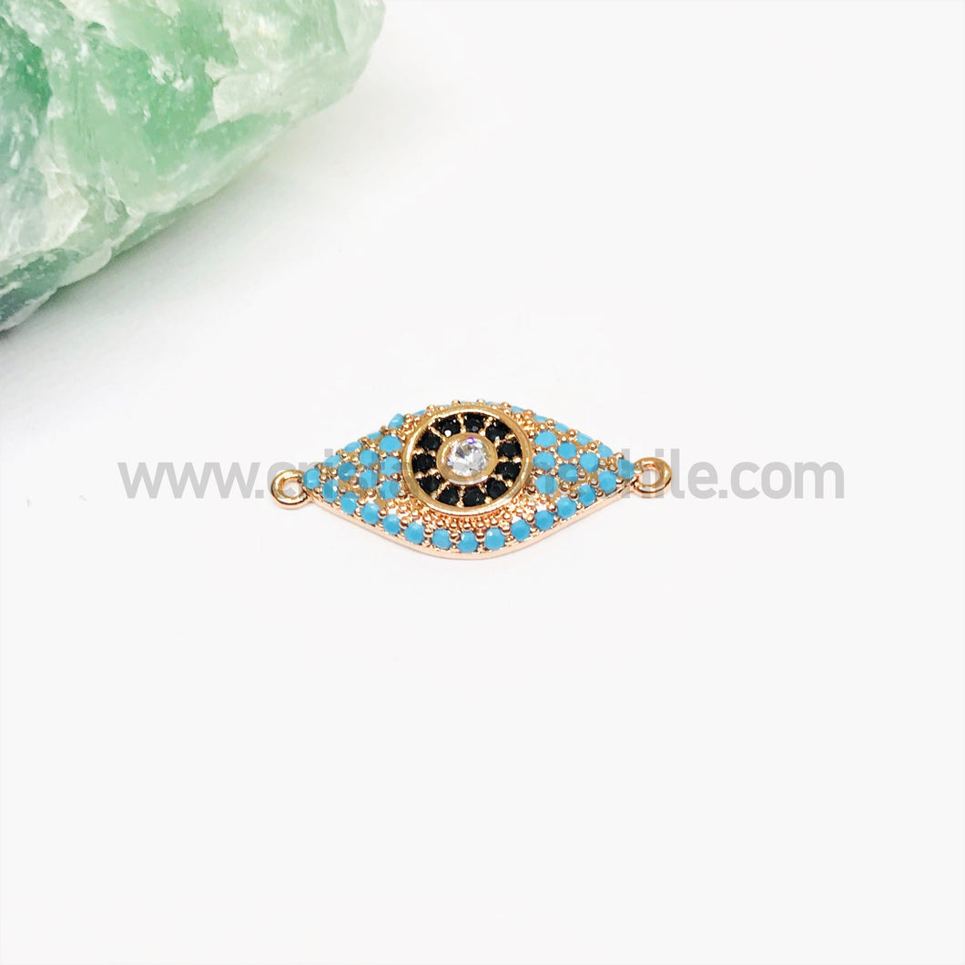RODINADO | CONECTOR OJO TURCO | 20X10MM | 1UND | GOLDROSE (R9-83)