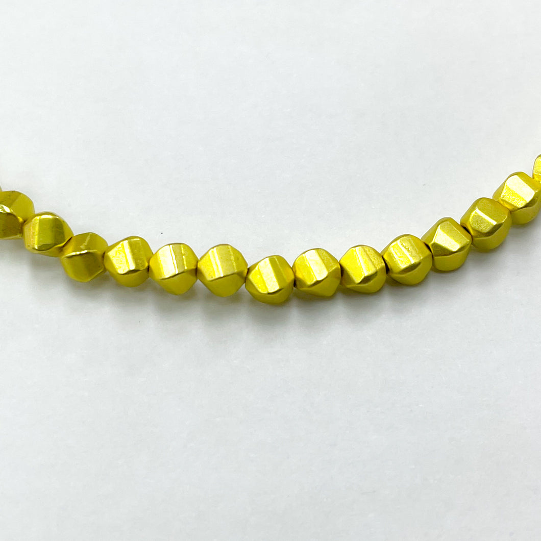 HEMATITA ROMBO | FROST | 4MM | DORADO (25-45C)